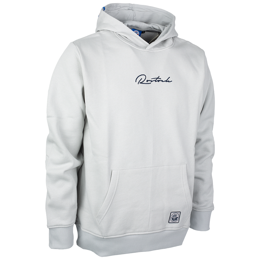 Premium-Hoodie Anker Greif hellgrau