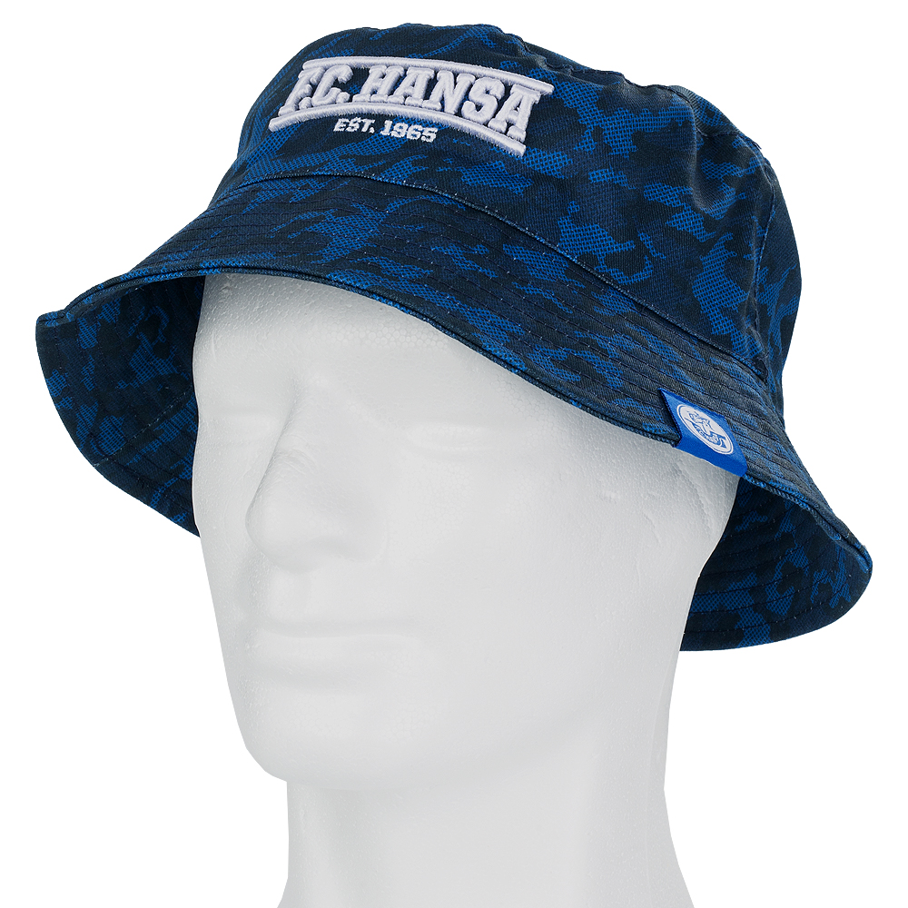 Fischerhut Camo Est.1965 blau
