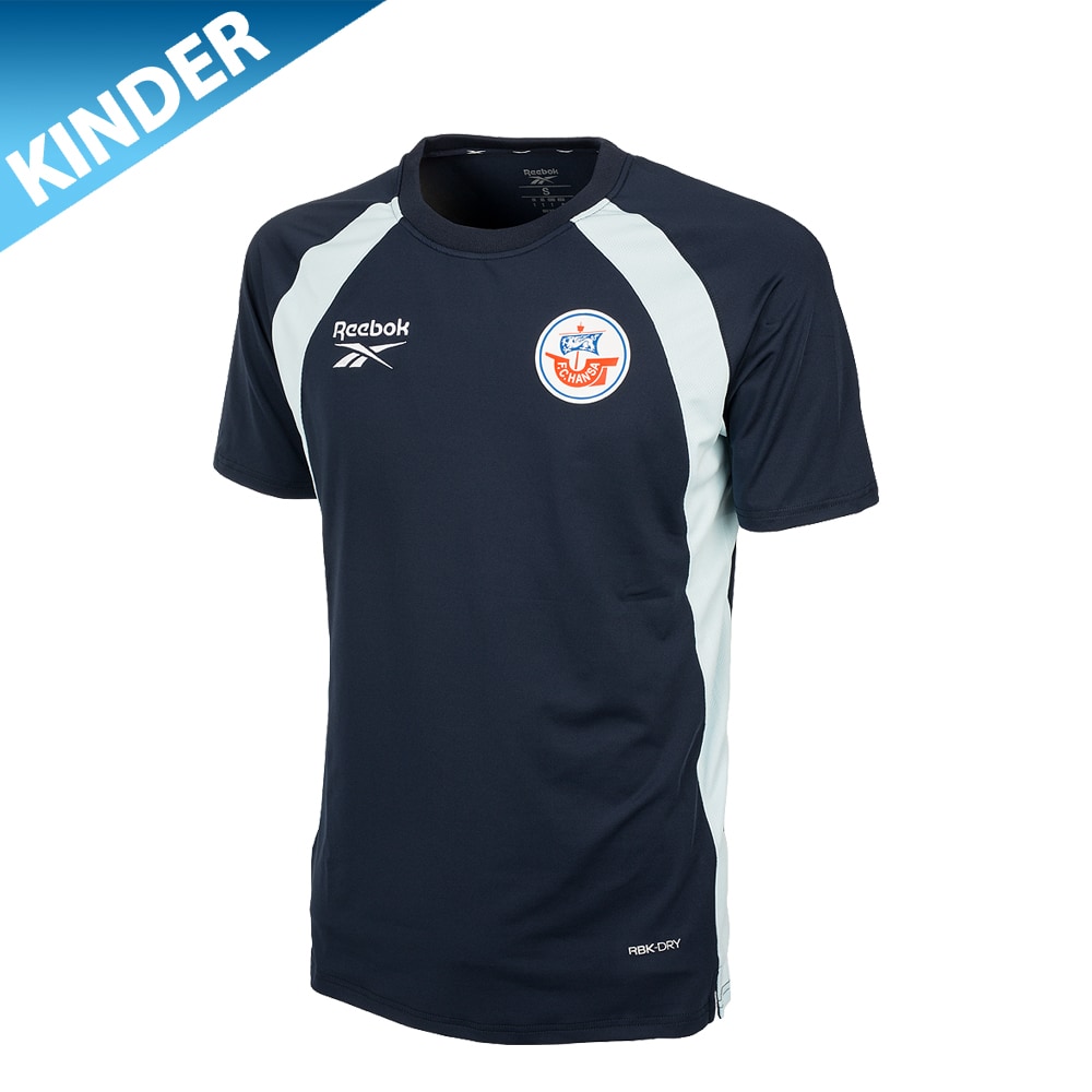 REEBOK Trainer-Trainingsshirt 26/27 Kind navy