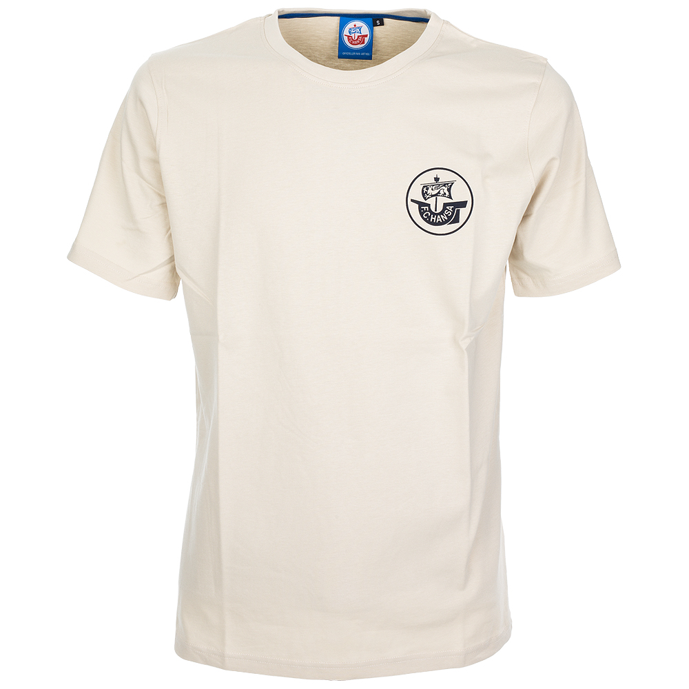 Prem. T-Shirt Skyline sand  (Relaxed Fit)