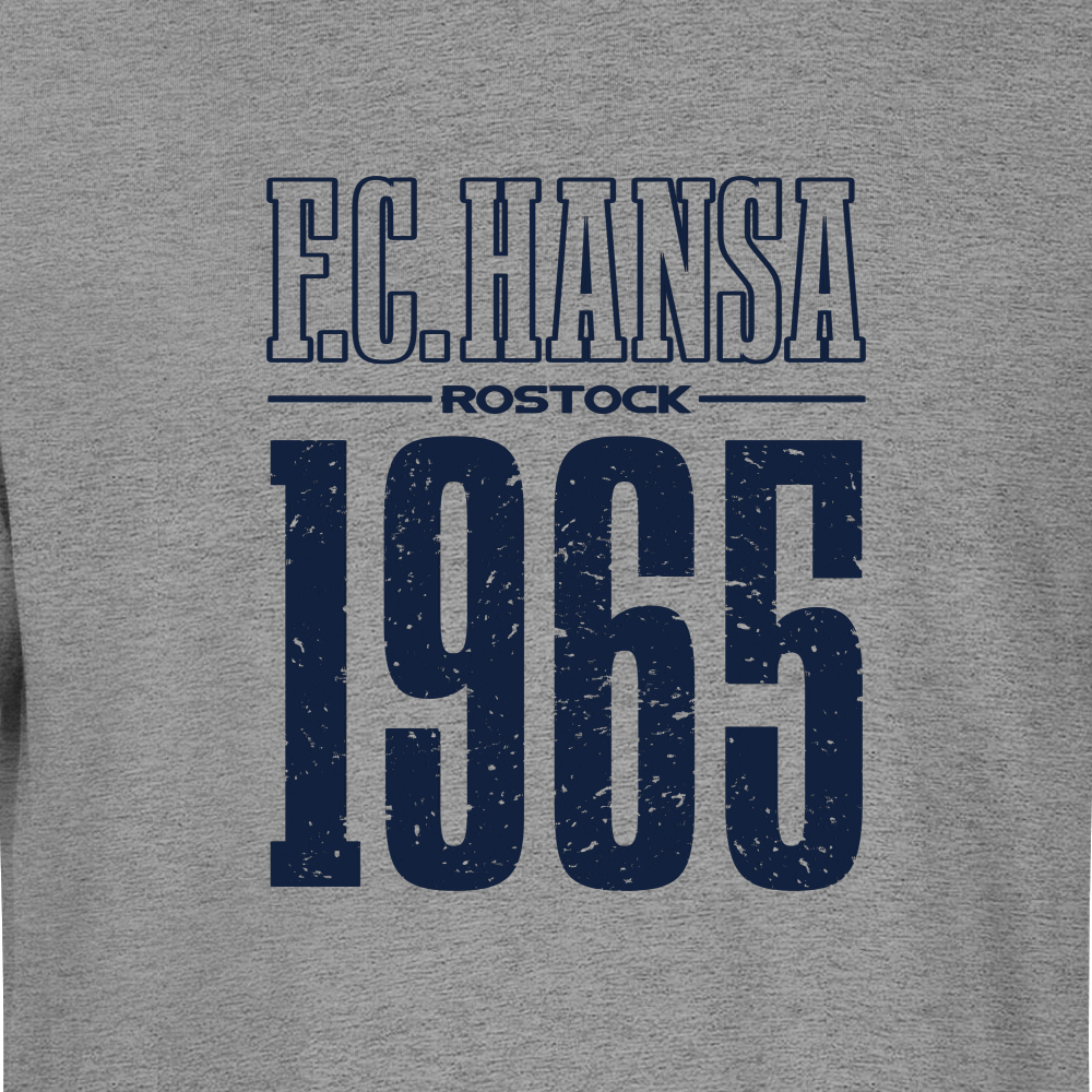 T-Shirt F.C. Hansa 1965 grau 