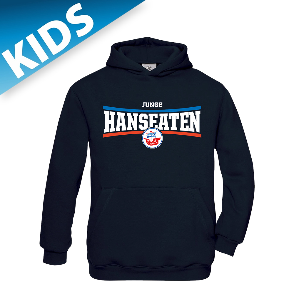 Kapuzen-Sweatshirt Junge Hanseaten navy Kids