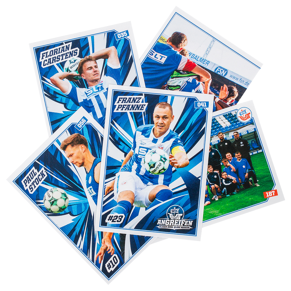 F.C. Hansa Stickerstars (5 Sticker / Pack)
