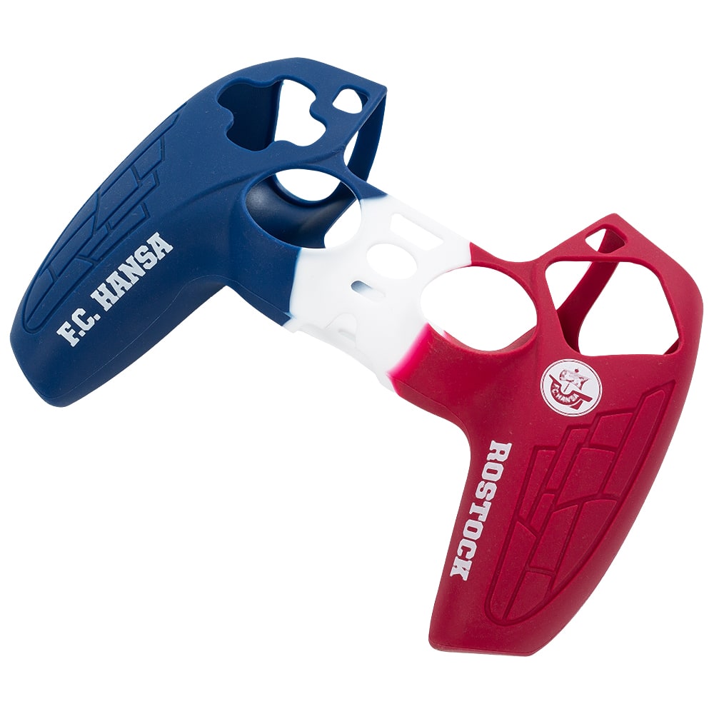 PS5 Controller-Hülle navy-weiß-rot