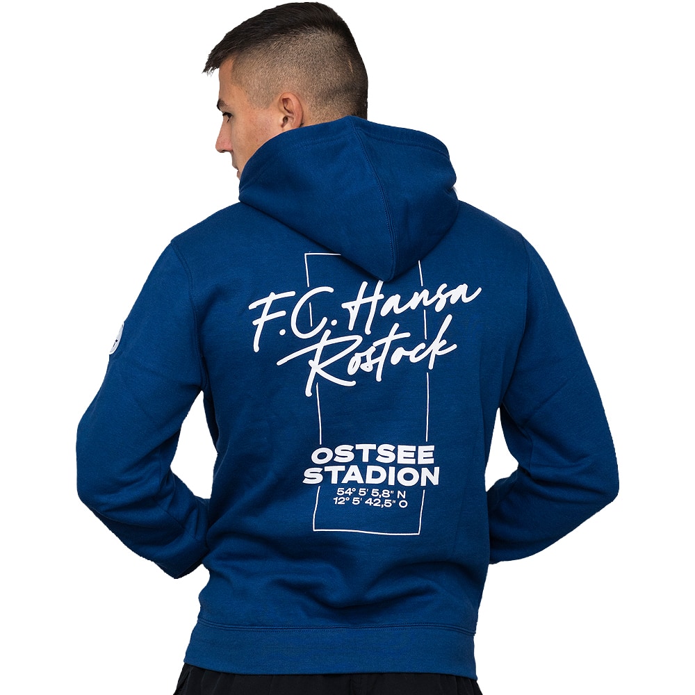 Prem. Hoodie Stadion-Style blue 