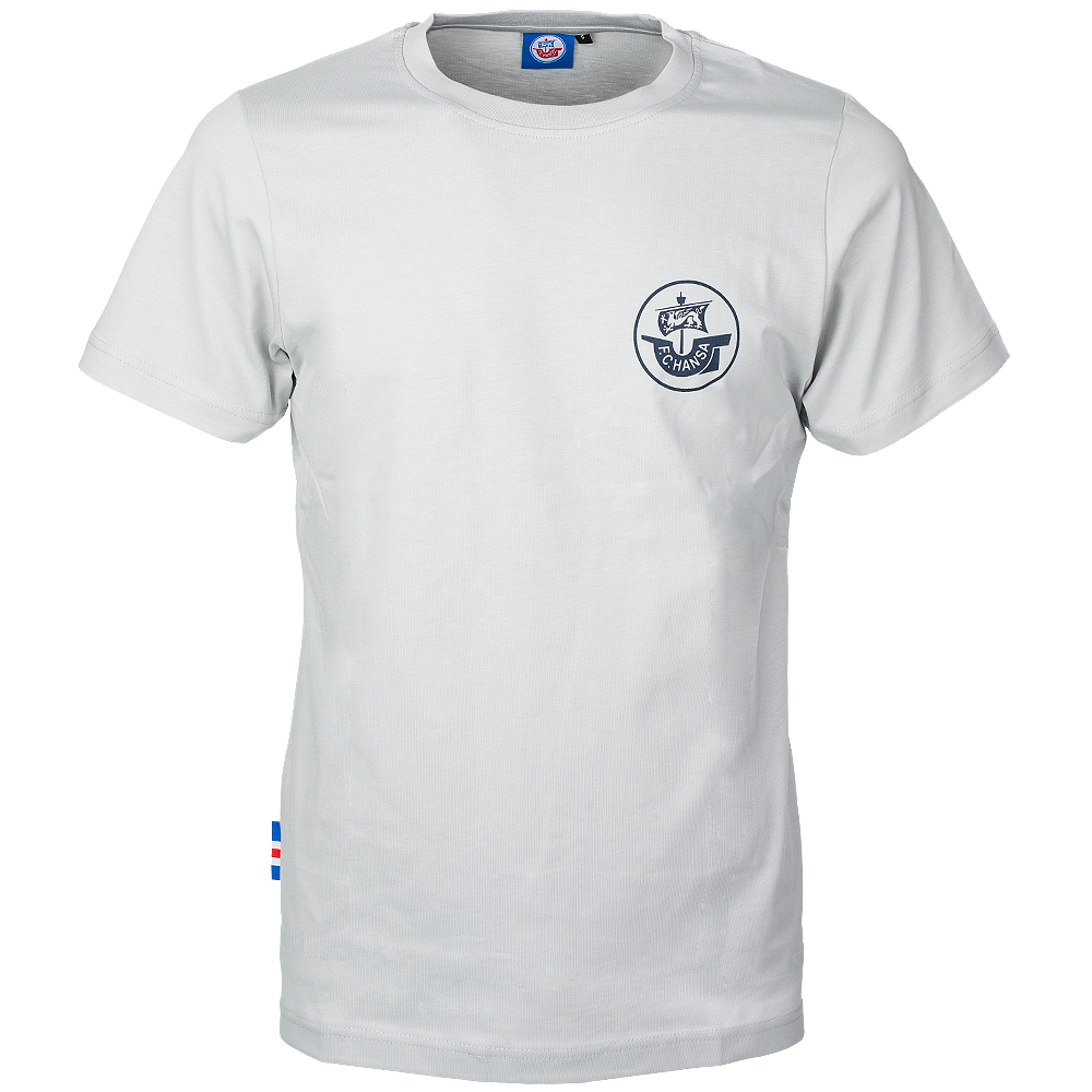 Premium-Shirt Anker-Greif hellgrau