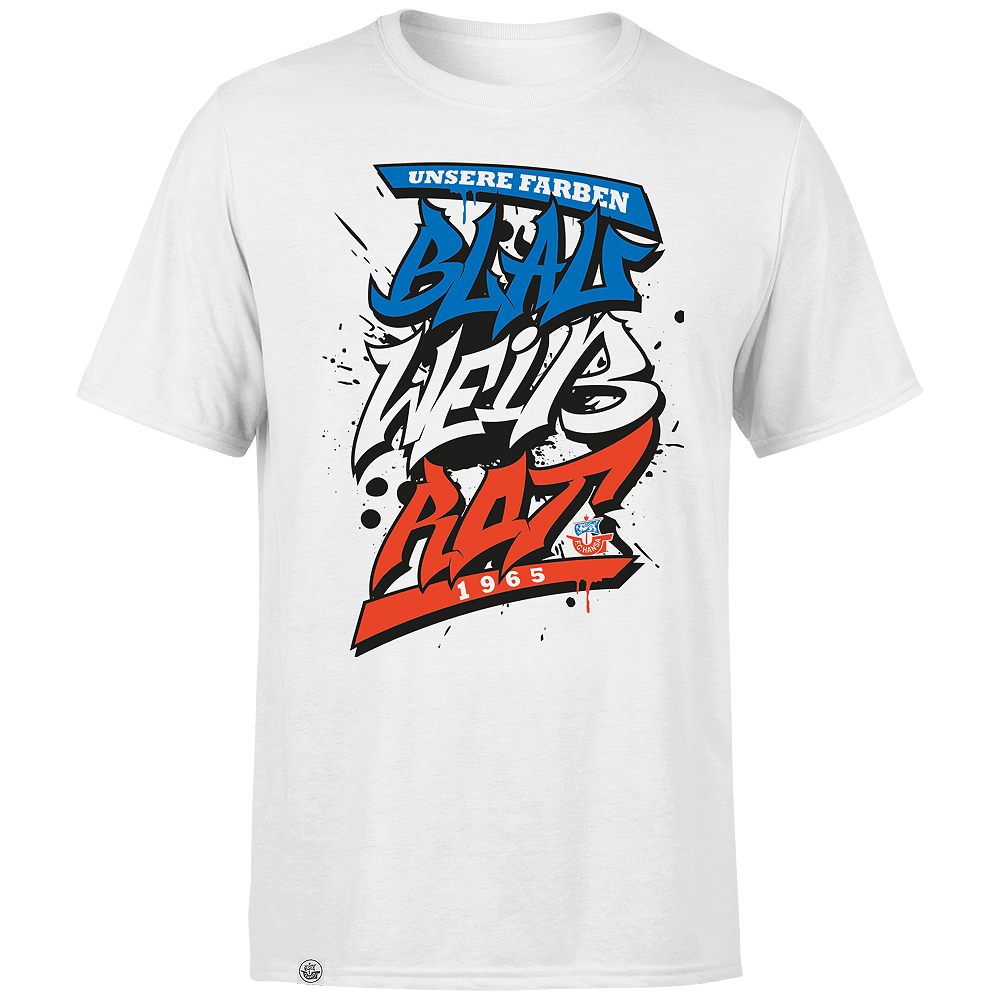 T-Shirt Unsere Farben - weiß