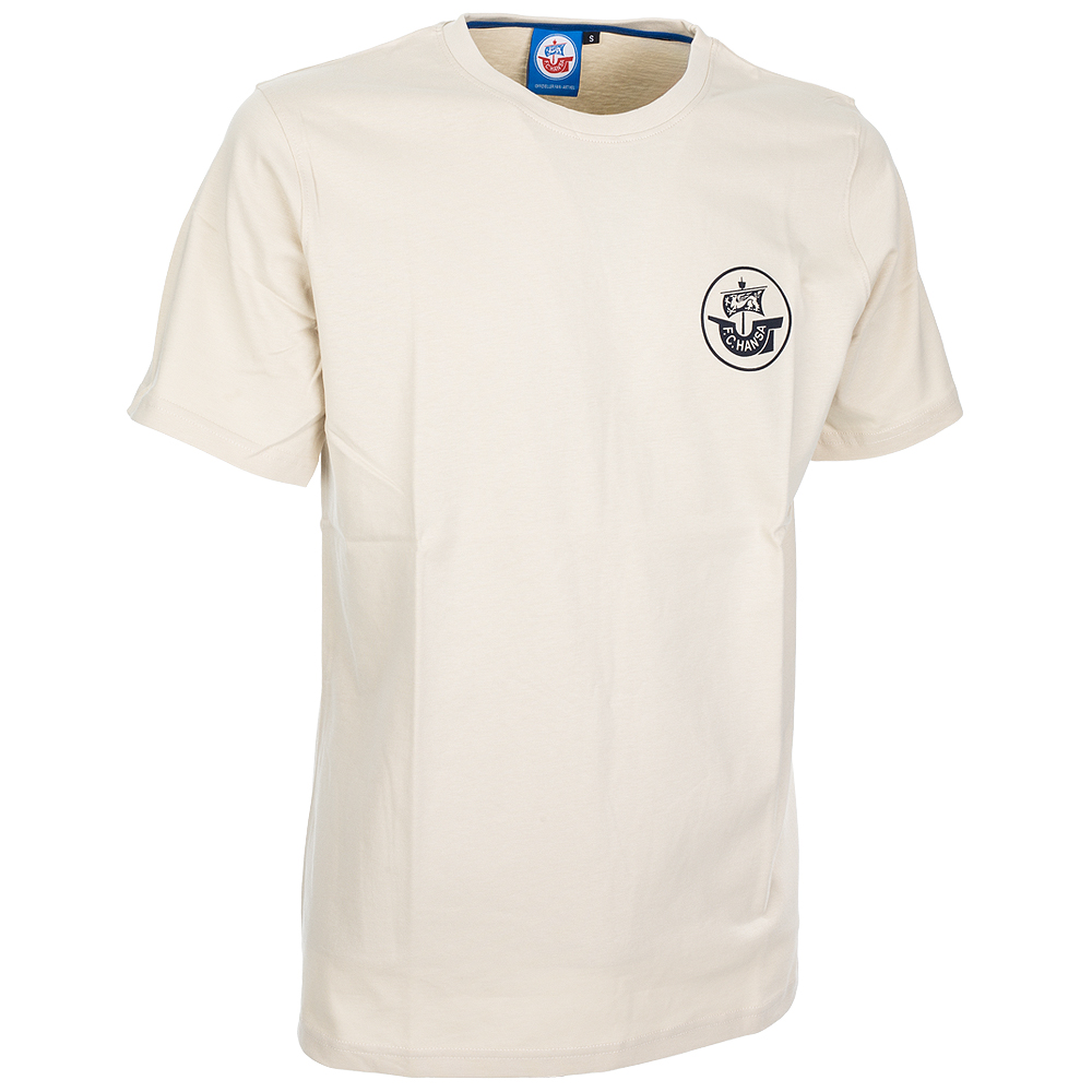 Prem. T-Shirt Skyline sand  (Relaxed Fit)