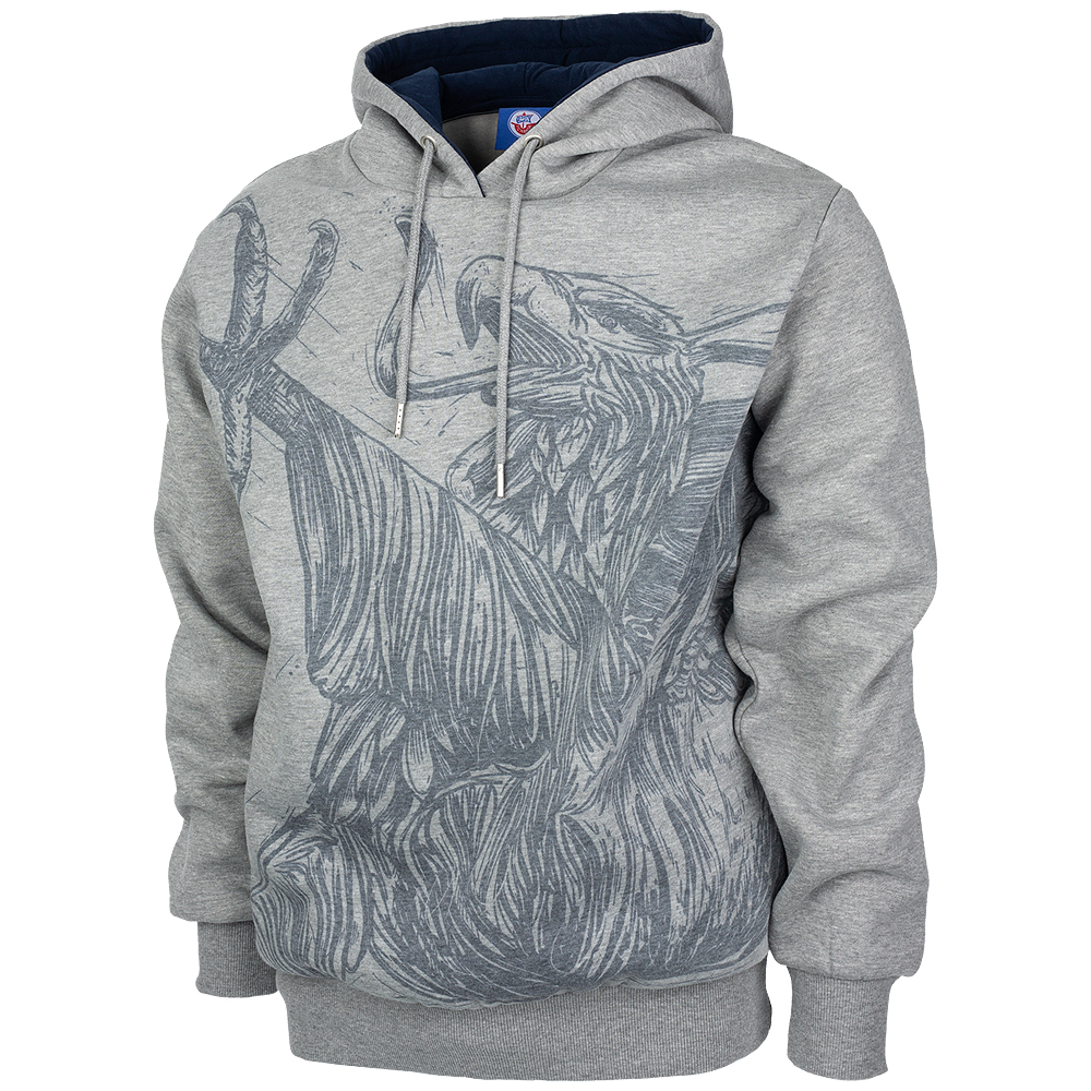 Premium-Hoodie Greif grau
