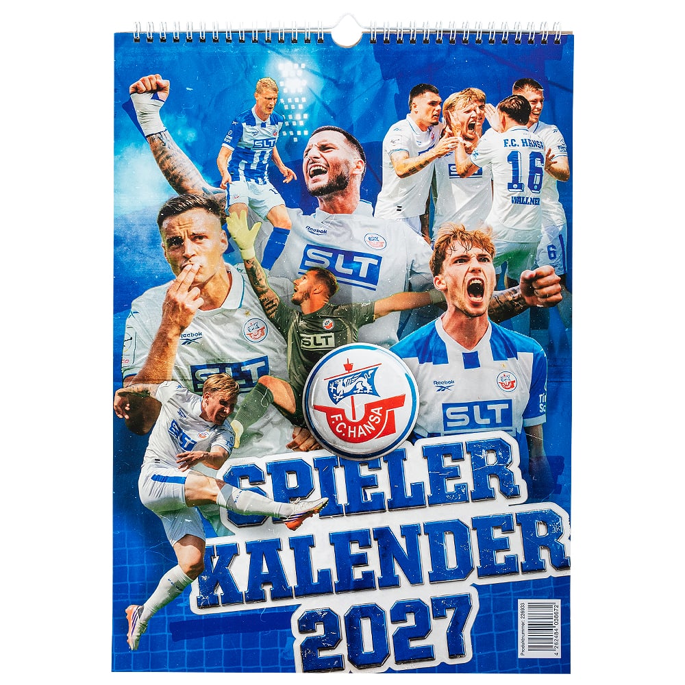 F.C. Hansa Spieler-Kalender 2027