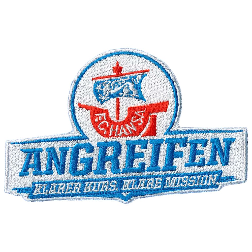 Aufnäher Angreifen