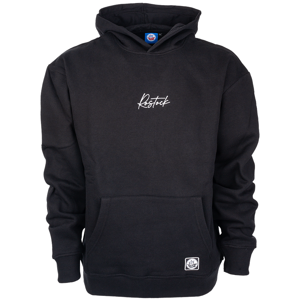 Premium-Hoodie Hansazone Rostock schwarz