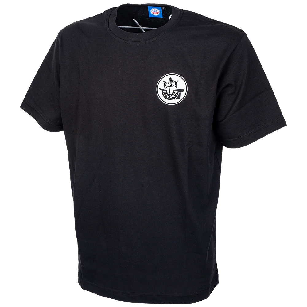 Premium-Shirt Hansazone Rostock schwarz