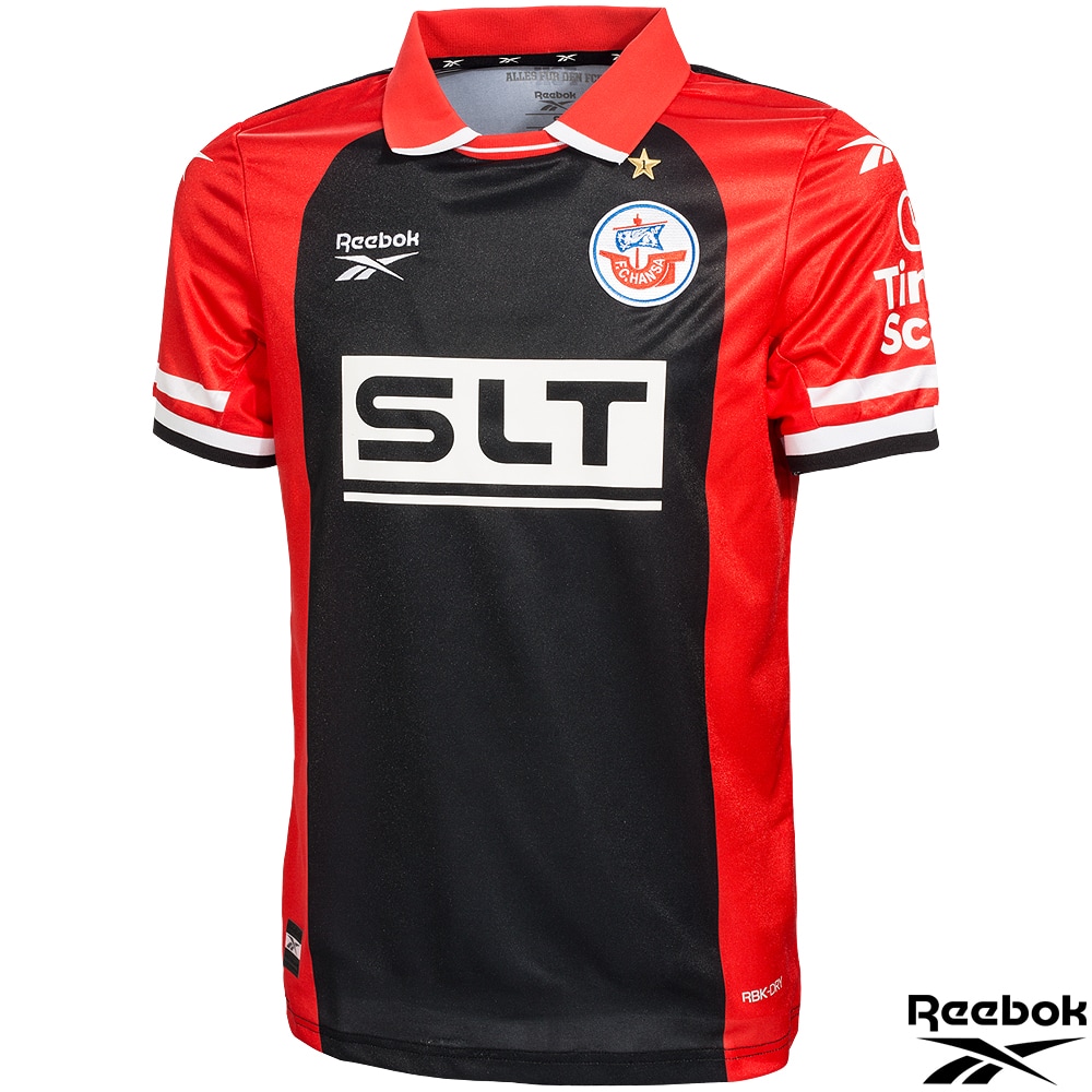 REEBOK Ausweich-Trikot 26/27 Herren rot-schwarz