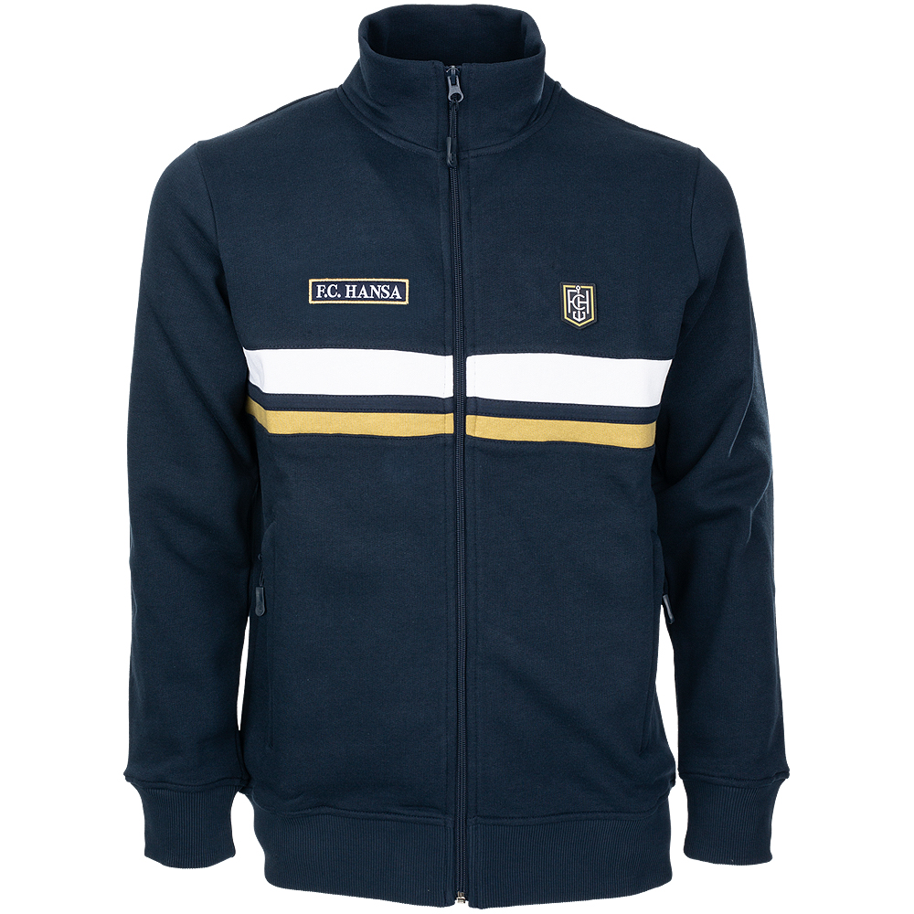 FCH-Sweatjacke Streifen navy 
