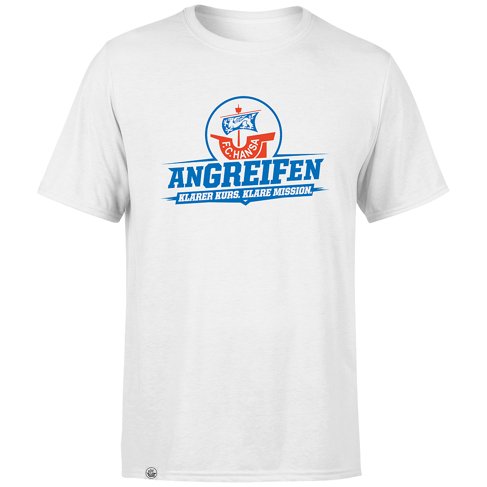 T-Shirt Angreifen weiß