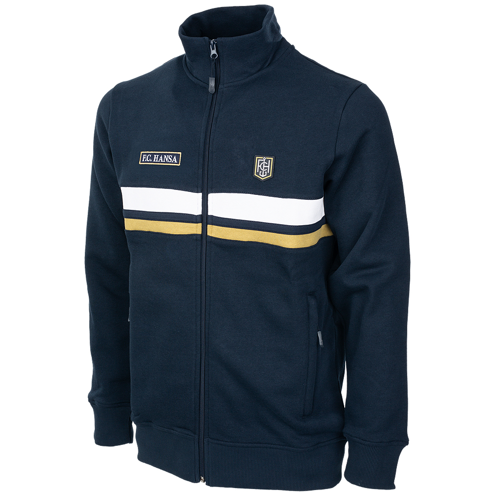 FCH-Sweatjacke Streifen navy 