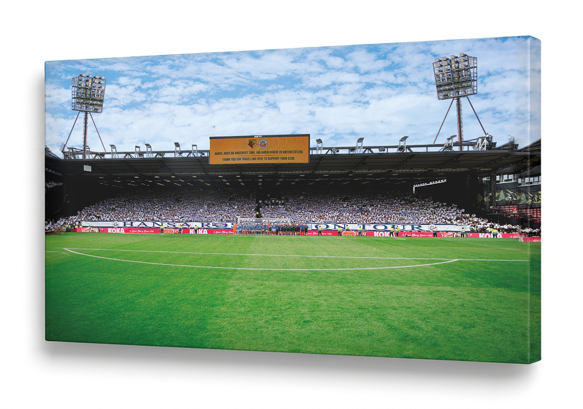 Leinwand Watford Vicarage Road 60 x 30 cm