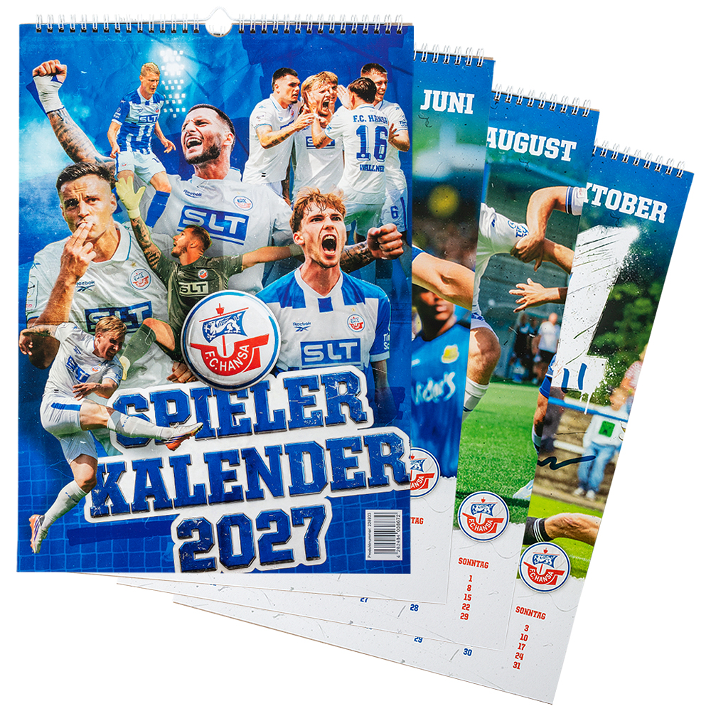 F.C. Hansa Spieler-Kalender 2027
