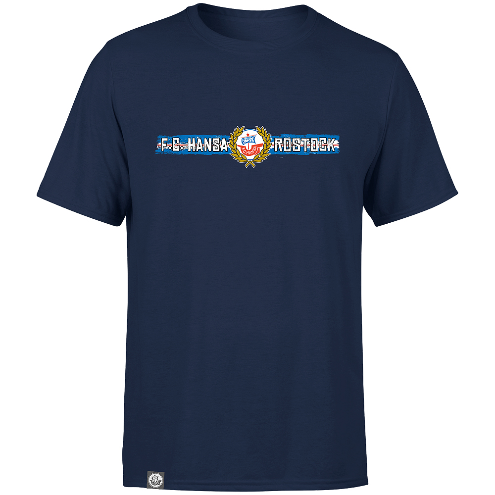 Fan-Shirt F.C. Hansa-Kranz marine 