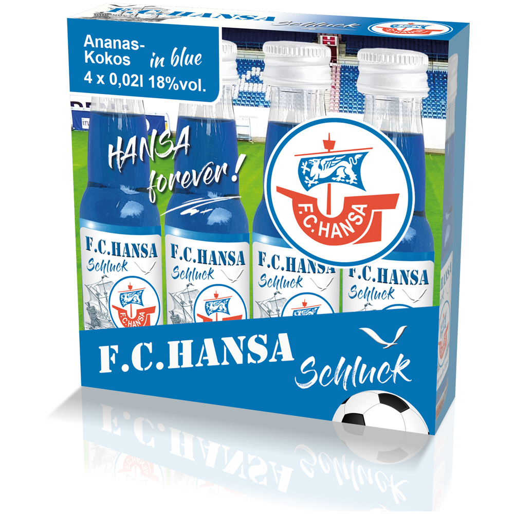 4er Hansa Schluck (Ananas-Kokos) 0,08 Liter (111,25 €/L)