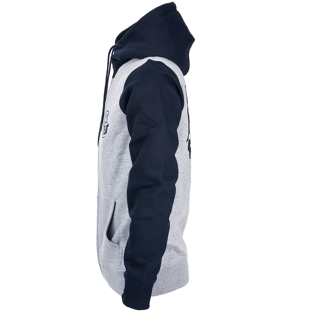 Prem. Kapuzen-Sweatjacke Rostock 1965 grau-navy