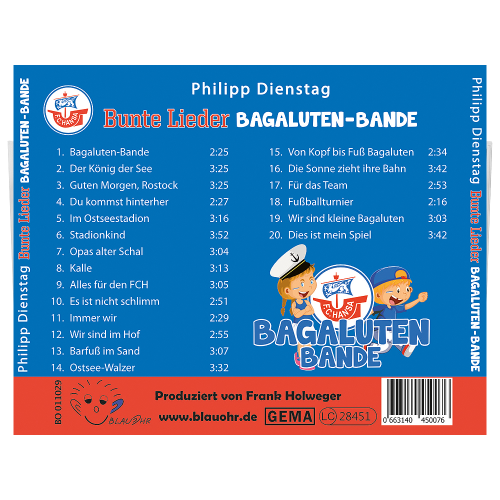 CD Bagaluten-Bande „Bunte Lieder“