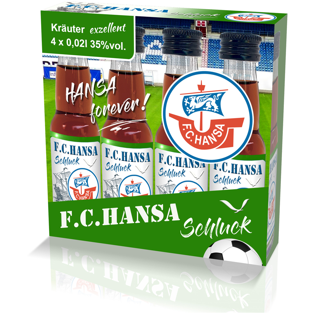 4er Hansa Schluck (Kräuter) 0,08 Liter (111,25 €/L)