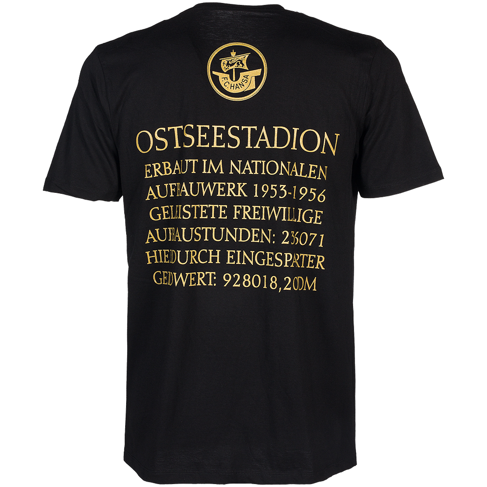 T-Shirt 70 Jahre Ostseestadion schwarz 