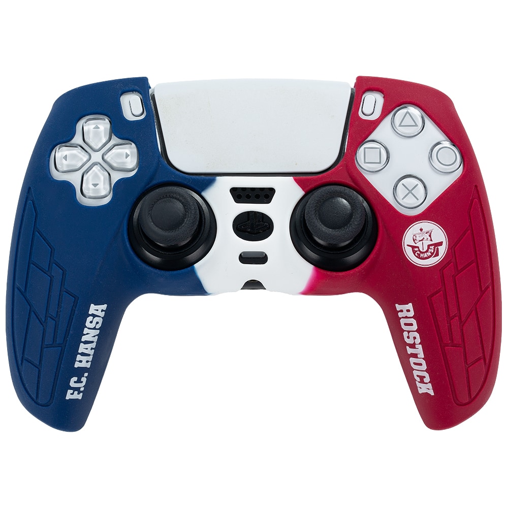 PS5 Controller-Hülle navy-weiß-rot