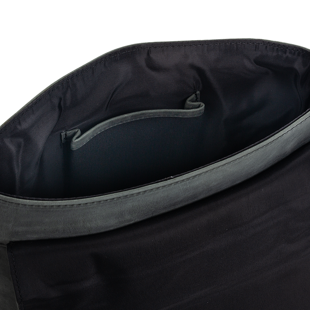 Umhängetasche Leder schwarz