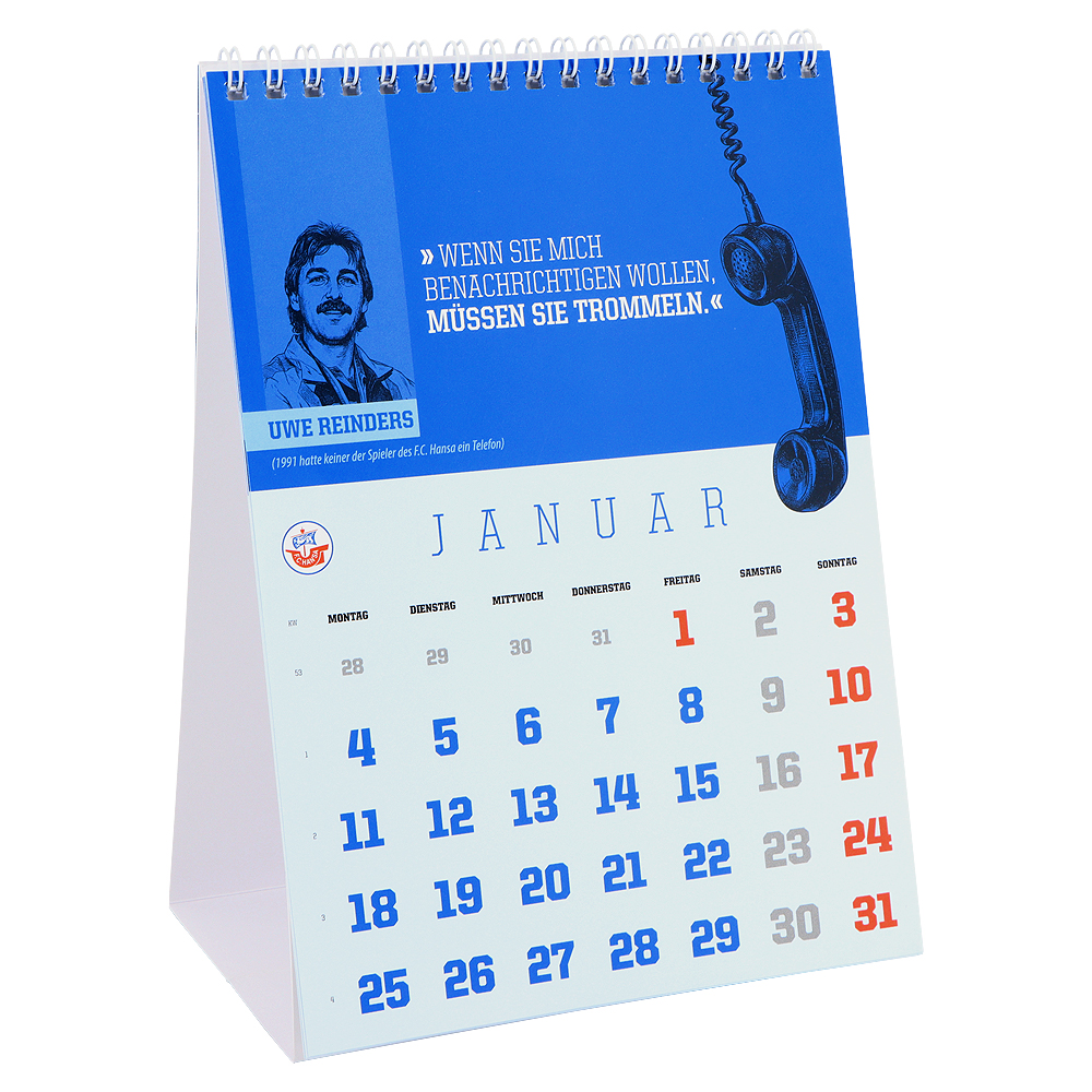 Tischkalender Hansa-Sprücheklopfer 2027