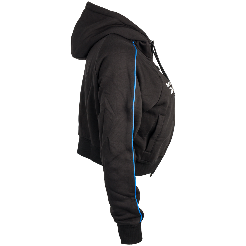 REEBOK Damen Sweatjacke schwarz