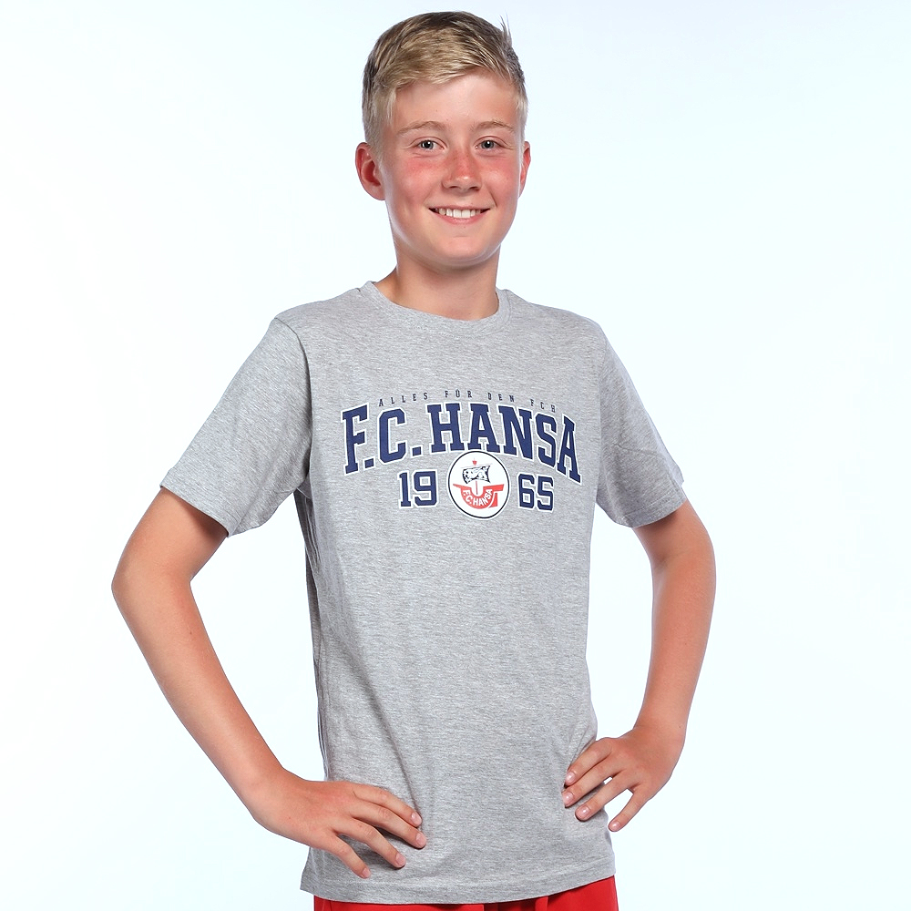 Kinder-Fan-Shirt F.C. Hansa Rostock grau