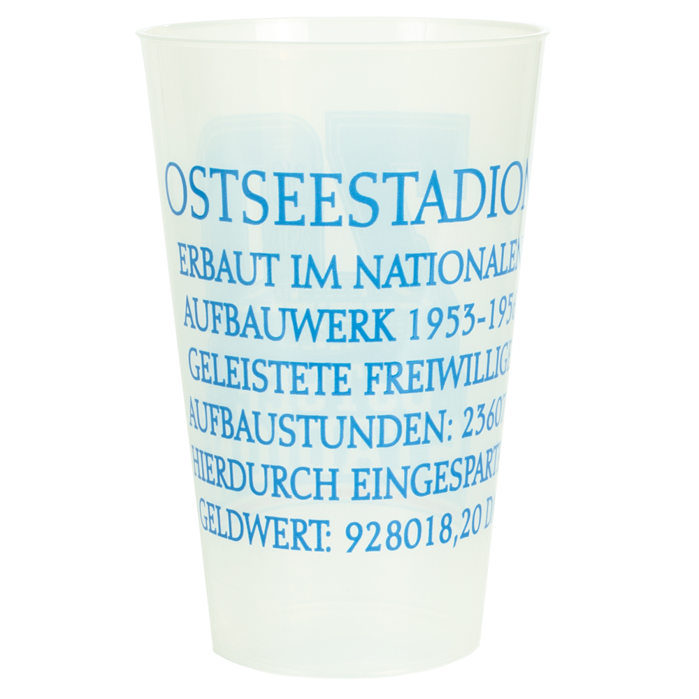 Becher 70 Jahre Ostseestadion