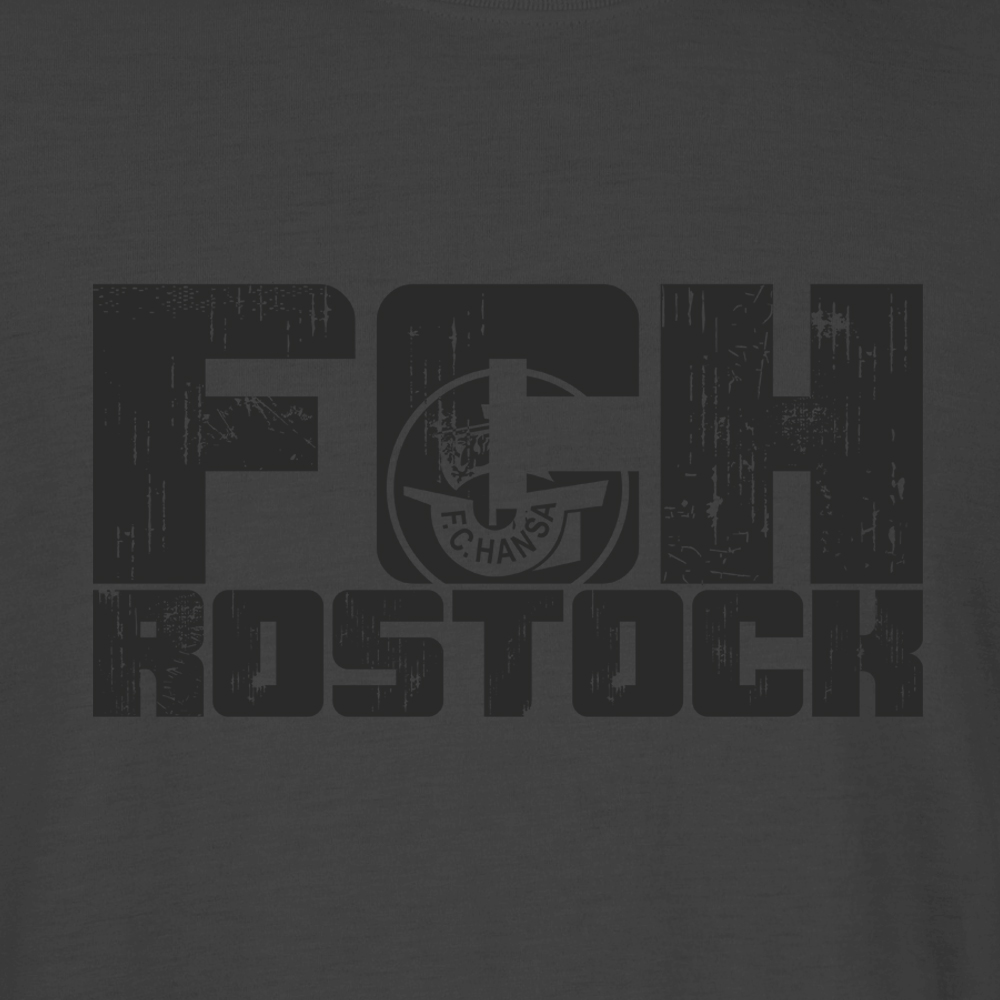 T-Shirt FCH Rostock grau